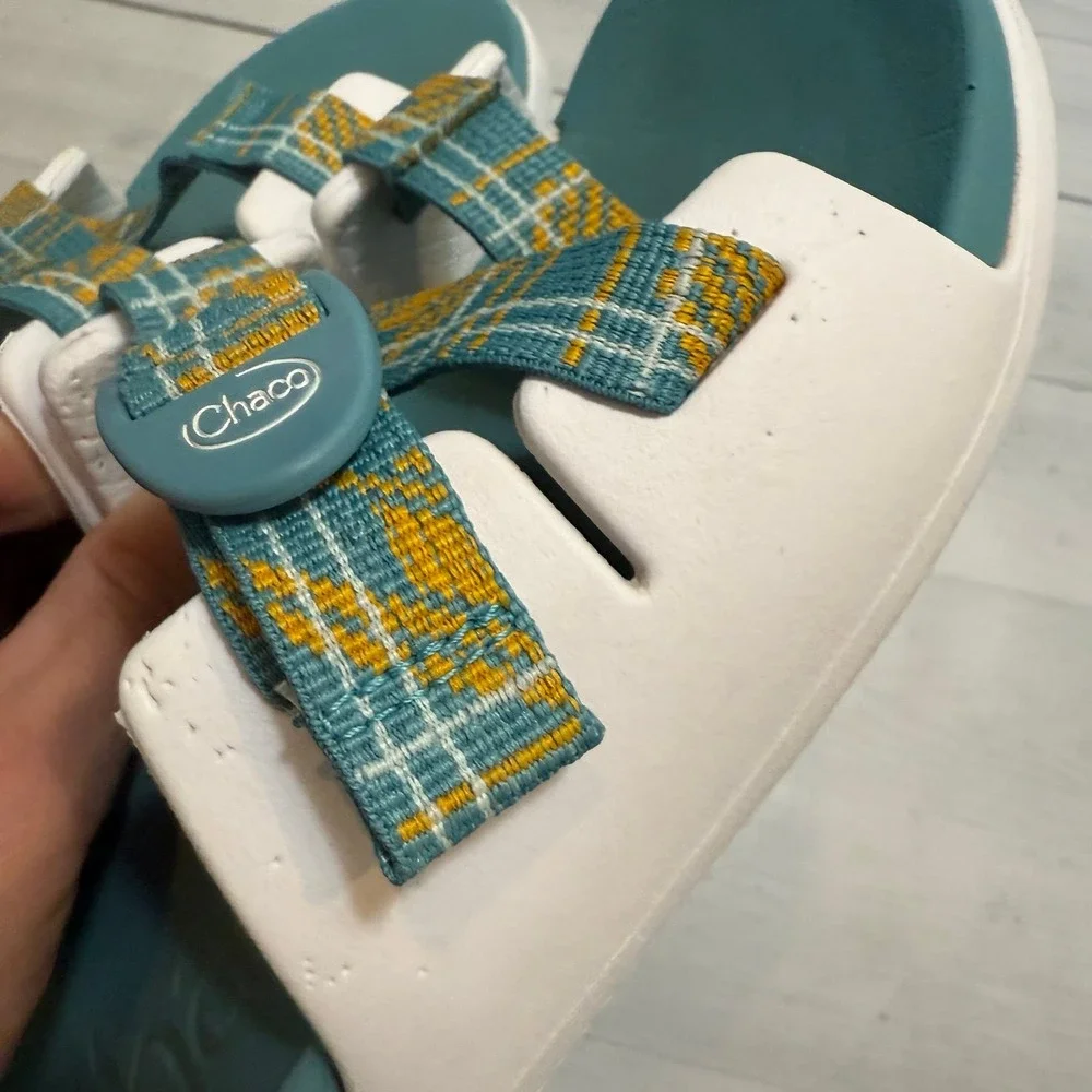 Chaco Chillos Slide Kid's Sandal Court Porcelain kids junior‎ size 5